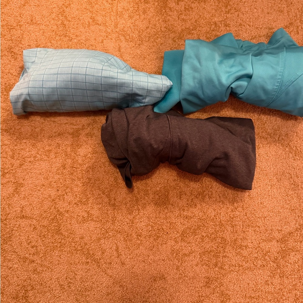 Lot Of Three (3) Polo Shirts Size Large